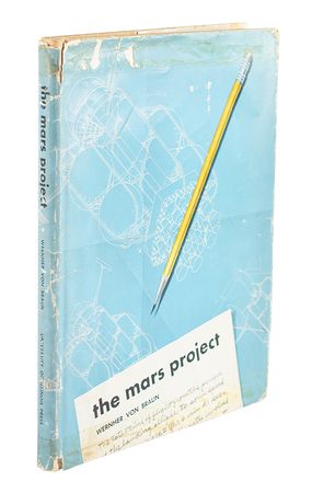 Lot #7573 Wernher von Braun: First Edition of The Mars Project - Image 1