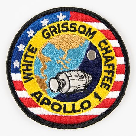 Lot #7181 Gus Grissom's Apollo 1 Crew Patch