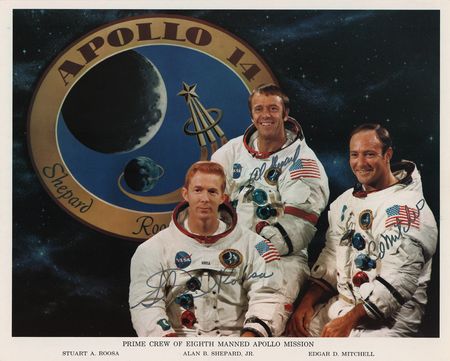 Lot #7415 Apollo 14 Signed Photograph - Image 1
