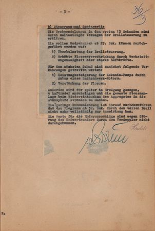 Lot #7572 Wernher von Braun Signed V-2 Rocket Report - Image 3