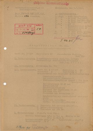 Lot #7759 Peenemunde: German V-2 Rocket Test Report - Image 1