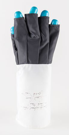 Lot #7357 James Lovell Signed Space Suit Glove Replica - Image 1