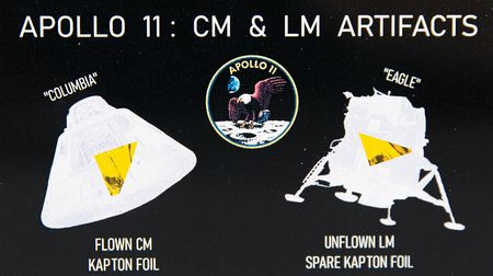 Lot #7307 Apollo 11 Kapton Foil Display (Attested as Flown) - Image 2