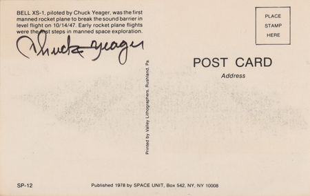 Lot #7816 Chuck Yeager and Bob Hoover Signed Photograph - Image 2