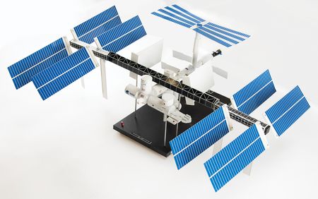 Lot #7744 International Space Station Model - Image 1