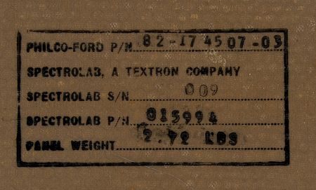 Lot #7794 Satellite Solar Panel (1967) - Image 5