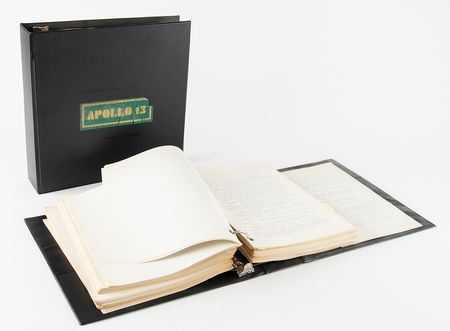 Lot #7355 Apollo 13 Original Complete 'News Center' Mission Transcript - Image 1