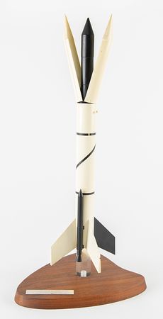 Lot #7743 Astrobee 1500 Metal Rocket Model - Image 1