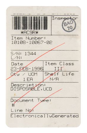 Lot #7672 Space Shuttle Disposable Urine Collection Device - Image 2