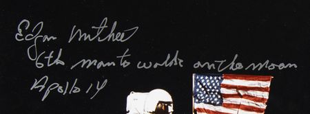 Lot #7406 Apollo 14 Flown American Flag - Image 2