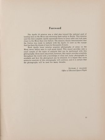 Lot #7254 Apollo 10: Analysis of Photography and Visual Observations - Image 2