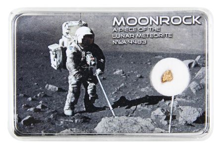 Lot #7821 Al Worden's NWA 4483 Lunar Meteorite