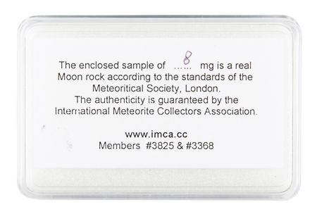 Lot #7821 Al Worden's NWA 4483 Lunar Meteorite Fragment - Image 3