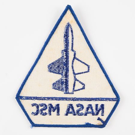 Lot #7443 Al Worden's NASA MSC T-38 Patch and Photograph - Image 2