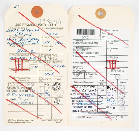 Lot #7651 STS-133 LES Boot Assembly, Lightweight (Issued as Flight Ready) - Image 5