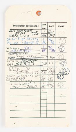 Lot #7649 STS-128 LES Boot Assembly, Lightweight (Issued as Flight Ready) - Image 7