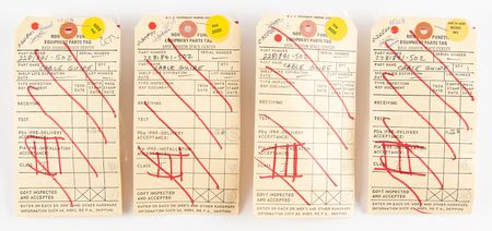 Lot #7634 Space Shuttle Cable Guide (4) Assemblies - Image 2