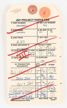 Lot #7714 Toothpicks NASA Food Lab - Image 5