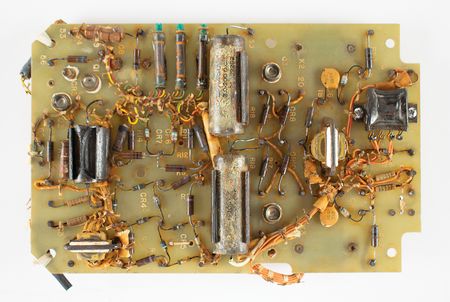 Lot #7005 Liberty Bell 7 Flown Circuit Card - From the Collection of Curt Newport - Image 1