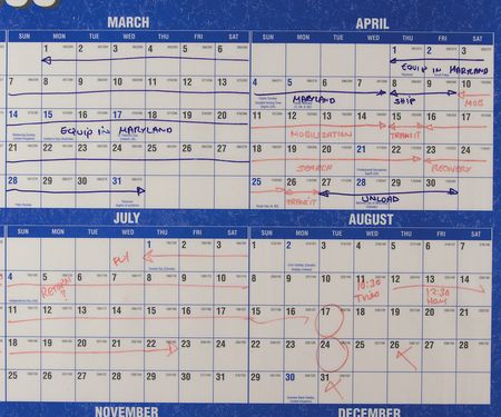 Lot #7014 Liberty Bell 7 Recovery Planning Calendar - From the Collection of Curt Newport - Image 2