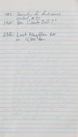 Lot #7007 Liberty Bell 7 Recovery Log Book - From the Collection of Curt Newport - Image 4