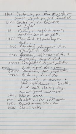 Lot #7007 Liberty Bell 7 Recovery Log Book - From the Collection of Curt Newport - Image 1