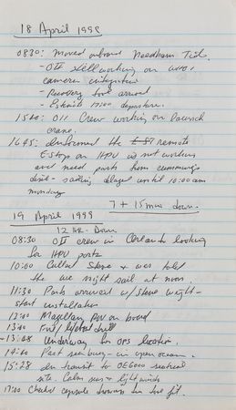 Lot #7007 Liberty Bell 7 Recovery Log Book - From the Collection of Curt Newport - Image 3