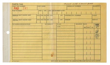 Lot #7636 Space Shuttle SRB Circuit Board (Attested to As Being Flown) - Image 3