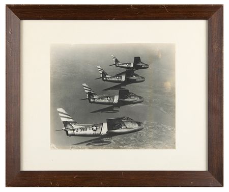 Lot #7226 Jim McDivitt's F-86 Sabre Photograph - Image 2
