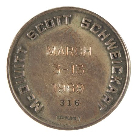 Lot #7218 Apollo 9 Flown Robbins Medallion - Image 2