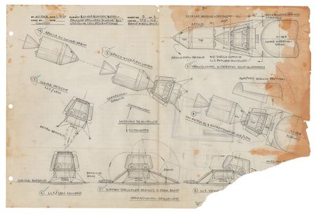 Lot #7141 Apollo Command/Service and Lunar Module