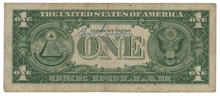 Lot #7179 Gus Grissom Signed One-Dollar Bill - Image 1