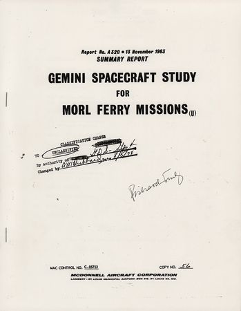 Lot #7570 Richard Truly Signed Gemini Manual - Image 1
