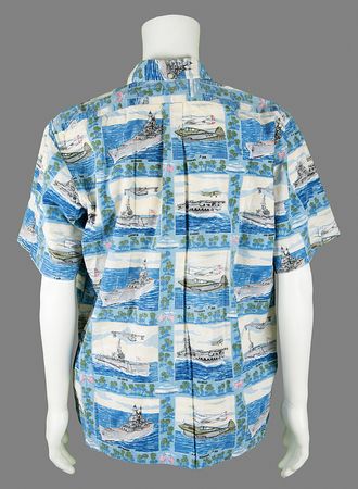 Lot #7029 Wally Schirra's Personally Owned and Worn Hawaiian Shirt - Image 2
