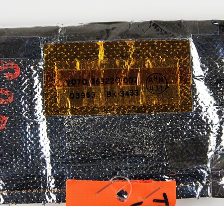 Lot #7646 Spacehab: Space Shuttle Discovery Insulation Material [Attested to as Flown by Astrotech] - Image 3