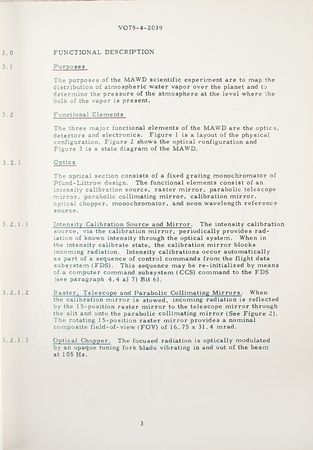 Lot #7798 Viking Orbiter: 1975 JPL Preliminary Design Review of Mars Atmospheric Water Detector Subsystem - Image 3