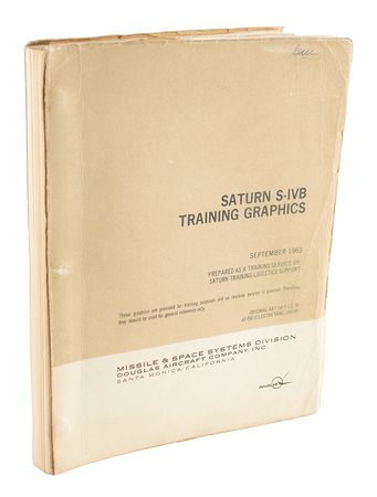 Lot #7172 Saturn S-IVB Training Graphics Handbook - Image 1