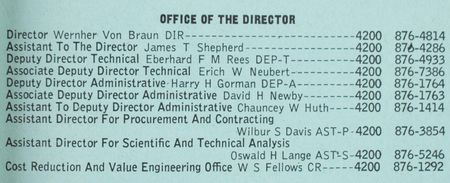 Lot #7590 NASA: George C. Marshall Space Flight Center Telephone Directory (1965) - Image 3