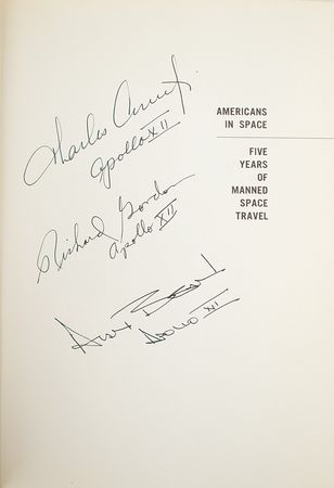 Lot #7335 Apollo 12 Signed Book - Image 2