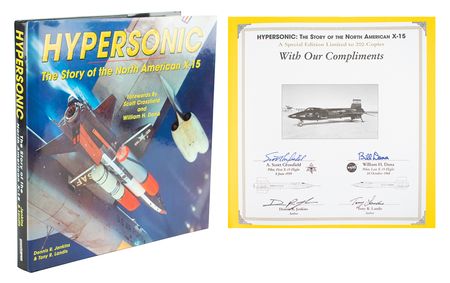 Lot #7772 X-15 Pilots: Scott Crossfield and Bill Dana Signed Book - Image 1