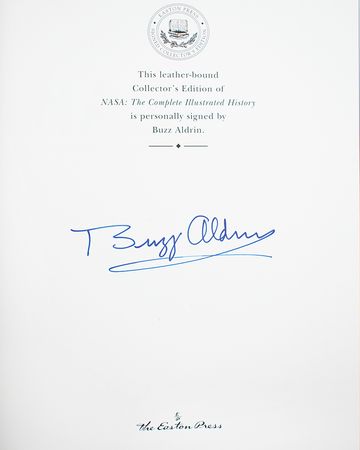 Lot #7300 Buzz Aldrin Signed Book - Image 2