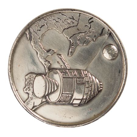 Lot #7217 Apollo 1 Silver Fliteline Medallion