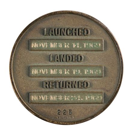 Lot #7325 Buzz Aldrin's Apollo 12 Robbins Medallion (Attested as Flown) - Image 2