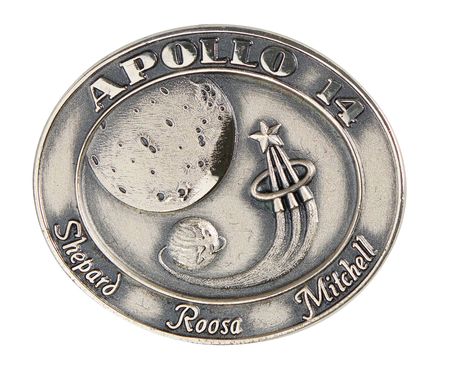 Lot #7405 Apollo 14 Robbins Medallion (Attested as Flown and from the Collection of Buzz Aldrin) - Image 1
