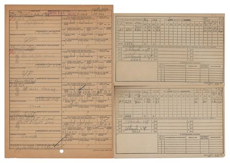 Lot #7024 Mercury Astronauts: Gordon Cooper, Wally Schirra, and Deke Slayton (3) Documents Signed - Image 2
