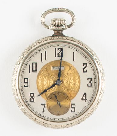 Lot #7239 Jim McDivitt's Elgin Pocket Watch - Image 1