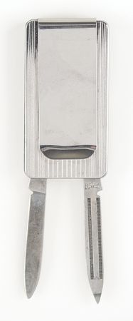 Lot #7240 Jim McDivitt's Apollo 9 Money Clip - Image 2