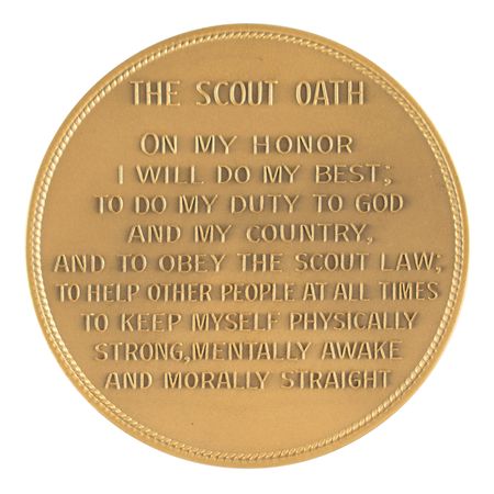 Lot #7243 Jim McDivitt's Boy Scouts of America Service Medal - Image 2