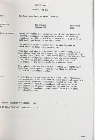Lot #7170 Saturn Rockets IB and V Static Firing Failure Study Manual - Image 3