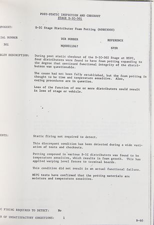 Lot #7170 Saturn Rockets IB and V Static Firing Failure Study Manual - Image 4